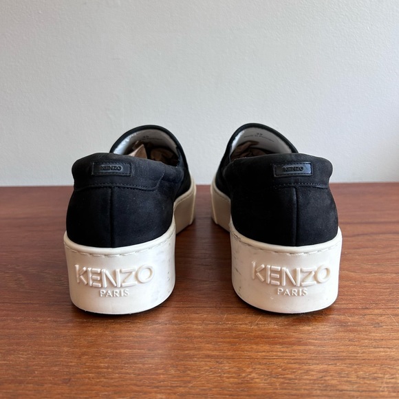 KENZO Platform Sneakers w/Embossed Tiger Logo - Picture 5 of 12